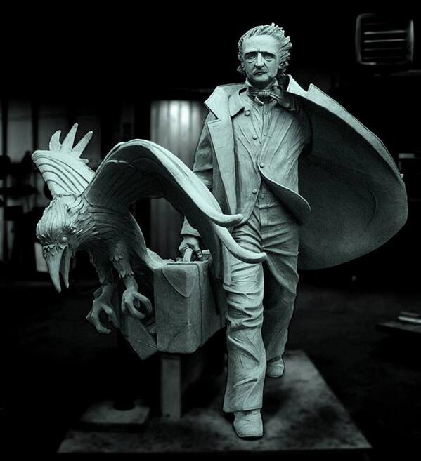 The Edgar Allan Poe Foundation of Boston is raising money to erect a statue in Poe's honor. bostonpoe.org