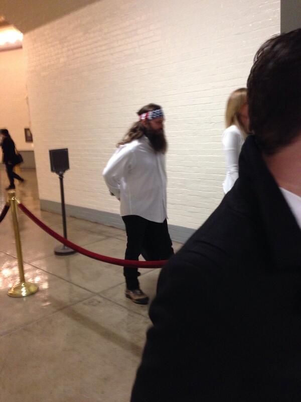 Willie Robertson of Duck Dynasty arrives for State of the Union 