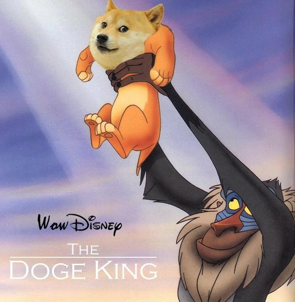 DogeTheDog's tweet photo. Wow
       Such Disney
    Very movie
             Much king http://t.co/JCjjMZdfte
