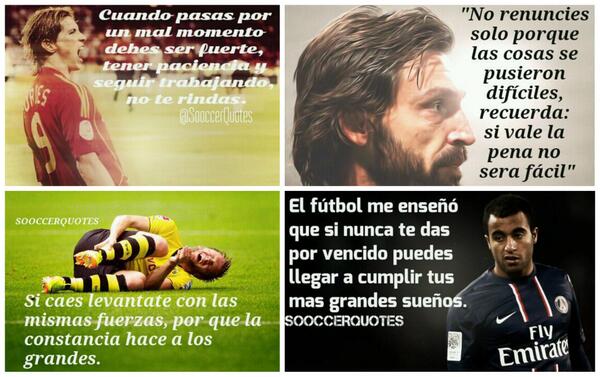 Futbol_Espanol's tweet photo. Cuatro consejos para superar la adversidad... http://t.co/xyyHa4Hm5O