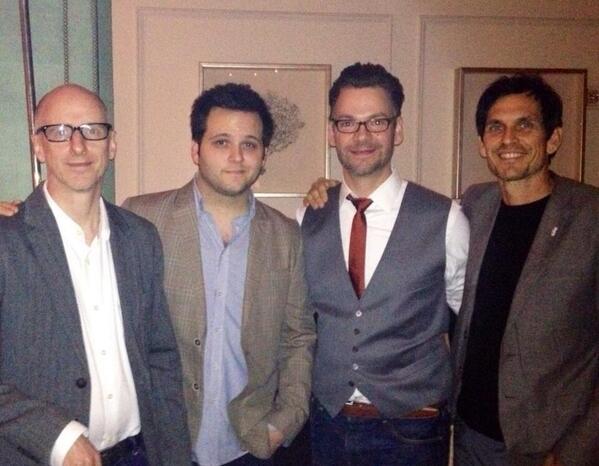 CasaDelMar's tweet photo. @hughesmagic and co. chatting after the Sunday night debut of his show Insomnia #InsomniaMagic
http://t.co/CVFjdPLmJS http://t.co/GexKwYBmol