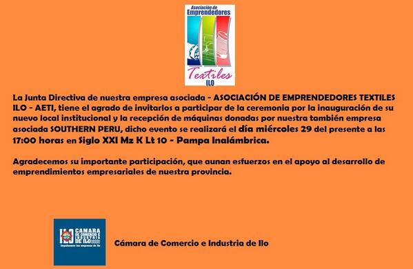 CAMARADEILO's tweet photo. INAUGURACIÓN DEL LOCAL AETI - Miércoles 29-01-15 - 5pm http://t.co/8GCBAJQskE