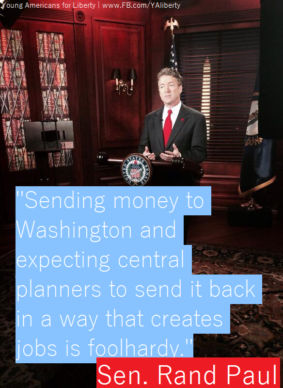 YALiberty's tweet photo. #RandResponds — @SenRandPaul on #jobs http://t.co/w86UgYo2ak