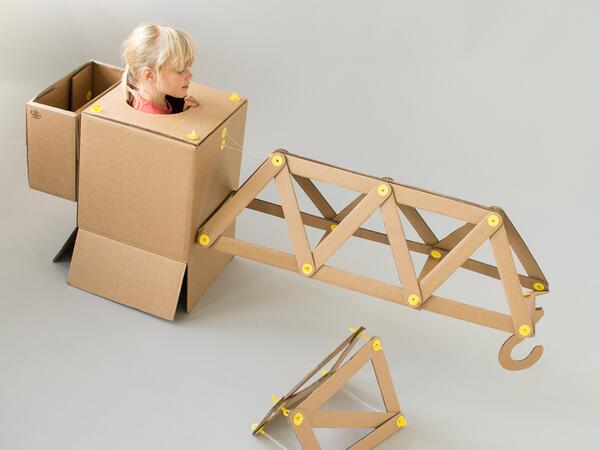 A construction kit that lets you make starships out of cardboard wrd.cm/1llf1tu
