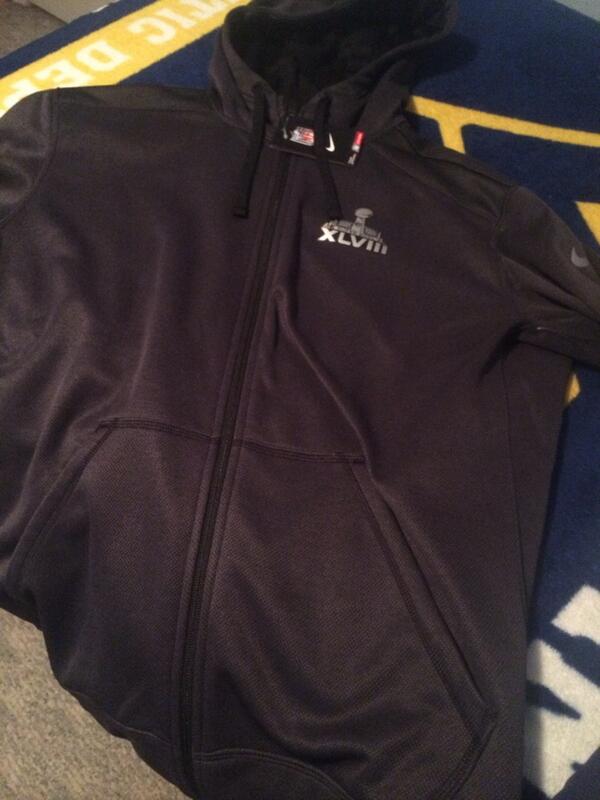 murphdaddysosa's tweet image. My boss is the fuccin man came home to this #SuperBowlXLVIII #NikeShield