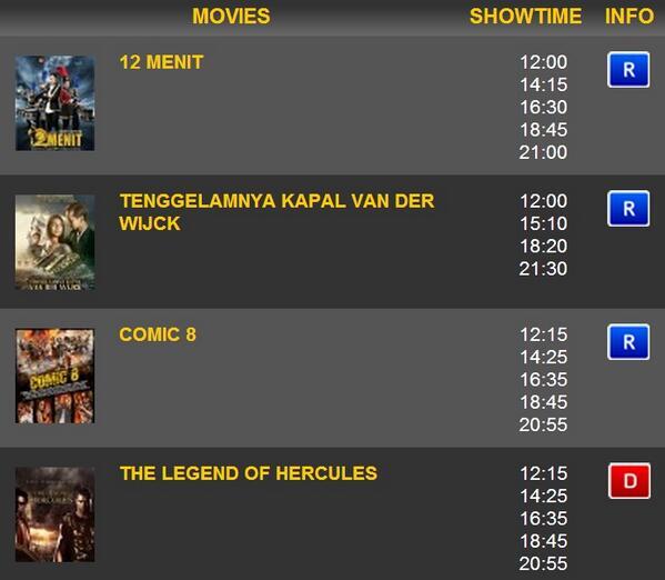 rifkyhab's tweet photo. untung kuliah cuma nyampe jam 1, cus cinema21 Semarang! @kemalpalevi @babecabiita @pandji @ernestprakasa http://t.co/OF2XQ8xPqz