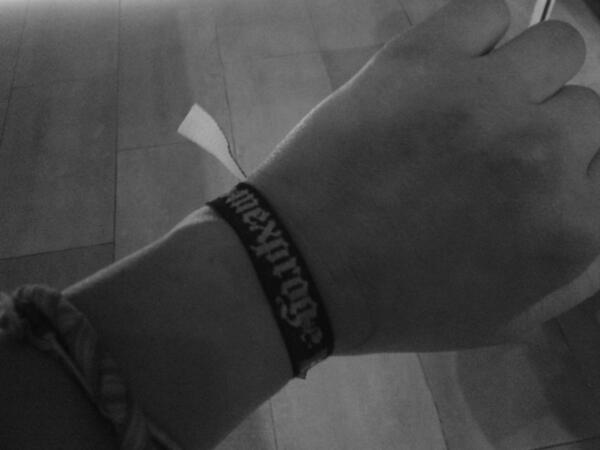 pankdemora's tweet image. A momentos de comenzar el concierto de #ThearistocratsMX #Teammexprog.