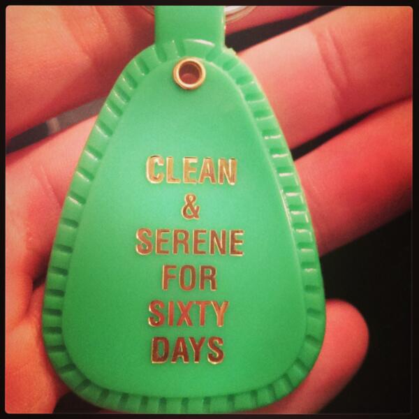 joddlesx7's tweet photo. Clean and serene for 60 days (: #cleannotsober #saynopetodope #newwaytolive #THEwaytolive http://t.co/pH1fa4XS0O