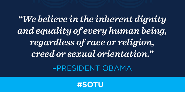 TheDemocrats's tweet image. RT if you agree with President Obama. #SOTU #OpportunityforAll