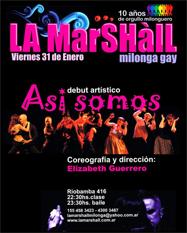 Augustotango's tweet photo. este viernes......Asi Somos en La Marshall milonga http://t.co/ZB8VvY3CTj