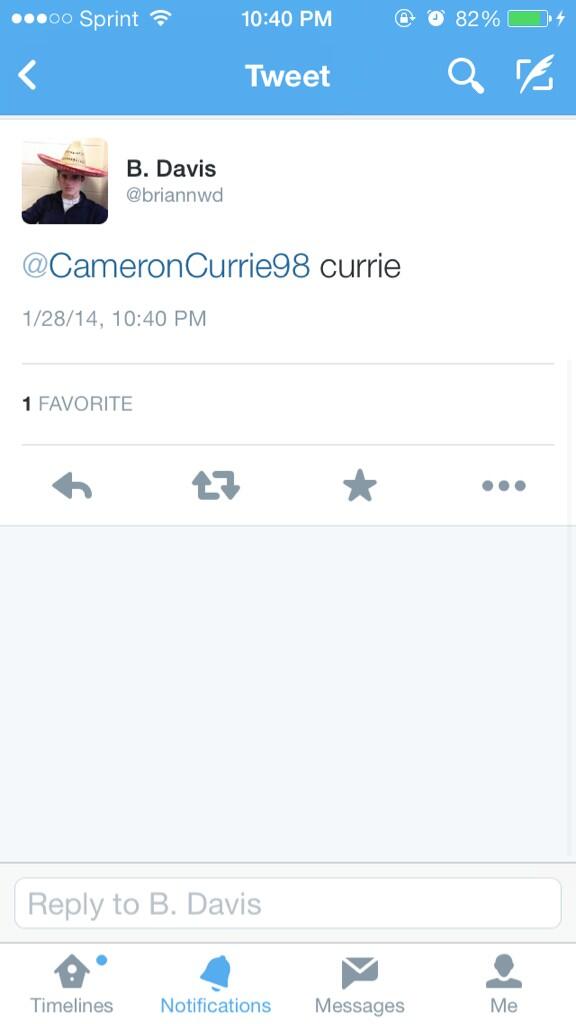 CameronCurrie98's tweet photo. #TweetFromAFamousPerson http://t.co/NaWnArgwS2