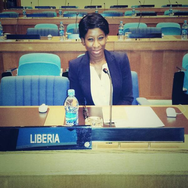 sarankjones's tweet photo. Proud to represent #Liberia @ African Youth Forum #AYF2014 organized by @OOFoundation & Africa Union Commission http://t.co/RAcory0WEB