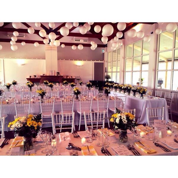 WandinVE's tweet photo. The stunning décor from Lianda &amp; John's wedding over the weekend.
#wandin #wedding #HunterValley #wine #bride #love http://t.co/JAeeJNuzOy