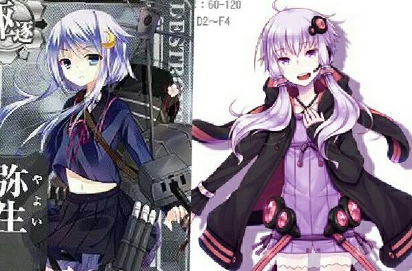 紅狐の白湯 艦これ新駆逐艦弥生と結月ゆかりさまが似てると思ったのは自分だけですか Http T Co Cxcsj2usyb