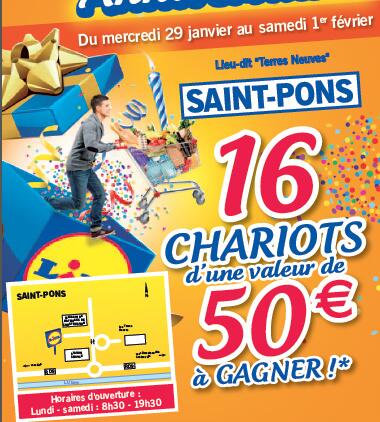 Lidl France Lidl Stpons 04 Fete Son Anniversaire Rdv Des Aujourd Hui En Magasin Pour Faire Le Plein De Cadeaux Http T Co Ehqapgwwsw
