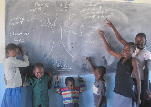 african_revival's tweet image. The value of an #educationtree from the pupils at #matondo community school. #lovelysmiles