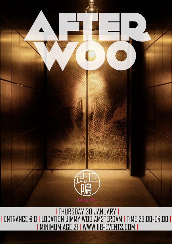 IIB_EVENTS's tweet photo. GET READY FOR THE FIRST EDITION OF #AFTERWOO” ON THURSDAY THE 30th OF JANUARY, BECAUSE #AFTERGOOI GOES JIMMY WOO! http://t.co/6acy71Koxc