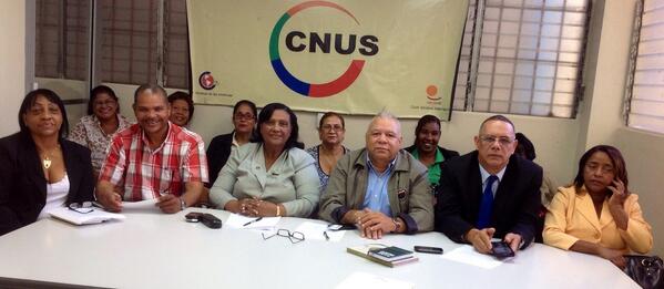 Rueda de prensa de los gremios de la salud en reclamo del pago de los sueldos de enero.