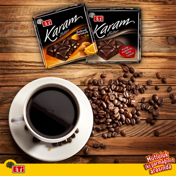 Eti on Twitter &quot;Bugün kahvenizi ETİ Karam Bademli Portakallı ya da ETİ