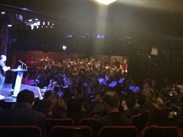 Delighted to report a full house for @DPMUK14. Great atmosphere &amp; first 2 talks have been informative AND fun.