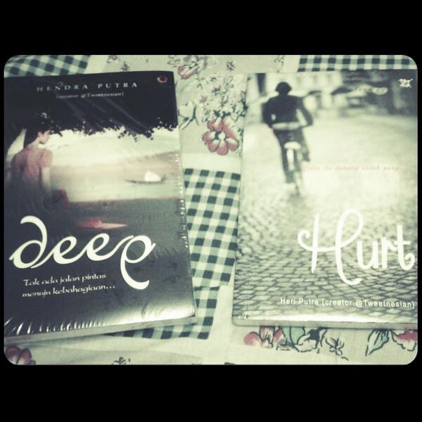 Notiarix's tweet image. sudah punya novel DEEP / HURT / belum?