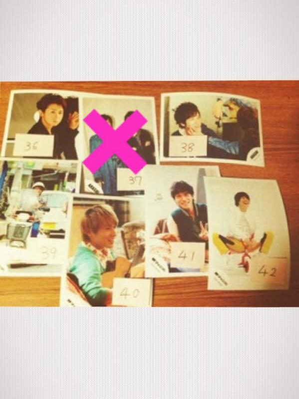 snino357's tweet photo. 【拡散希望】

36・38〜42

嵐(36・38)、関ジャニ∞(39〜42)公式写真

郵送可能

一枚200円で http://t.co/gq5edXqzWK