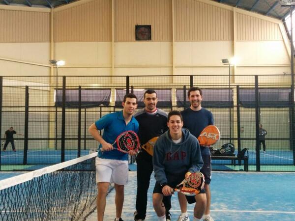 AlvaroGarcia08's tweet photo. Buena mañana de pádel @Alexserga #Fran #Germán.  Con victoria sufrida jaja http://t.co/uqiNi3eGqe
