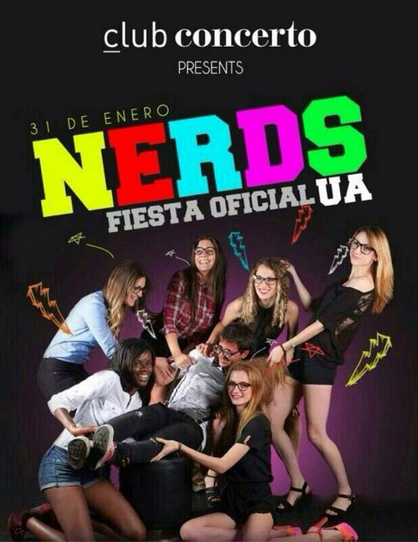 MuxuEventos's tweet photo. Fiesta Nerds en club concerto, día 31 de enero, no te la puedes perder, más info MD http://t.co/cHOxaxbCp4