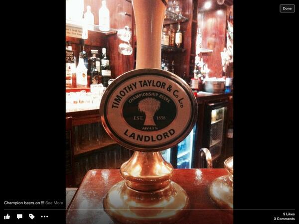 Like a proper pint? Here's some good news! 'On at the Commercial #pudsey #RealAle @TimothyTaylors '