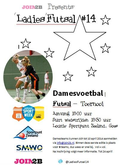 LadiesFutsal14's tweet photo. Meld je aan met bijv. je veldteam of een team voetbalvriendinnen &amp; wie weet word jij Lady Futsal #14!  #Zaalvoetbal. http://t.co/2QuwdXQiNH