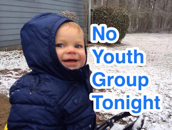 Salem_Baptist's tweet photo. Stay Safe out there! #HashtagsAtSalem #SnowDay http://t.co/zXNduk1Xqd