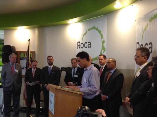 RocaInc's tweet photo. Participant Ralph Bonano says "there is always hope for the future" #MAPFS http://t.co/bB5uk3cHtk