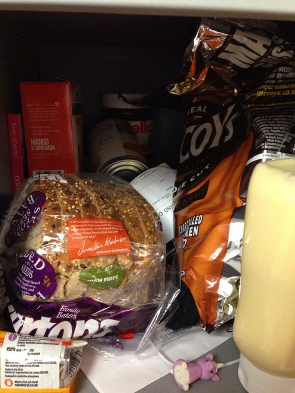 ashleigh_slack's tweet photo. Having to empty this ridiculous effort of a locker on my last day at work, yes that is a unicorn... #mess http://t.co/QP8KYYR4ko