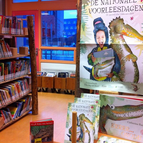 Ook in onze Jeugd- en Buurtbibliotheken worden de Nationale Voorleesdagen gevierd