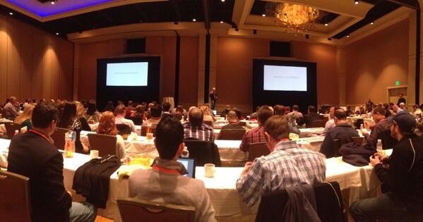 MichaelJDoddJr's tweet image. #spredfast &apos;14 Company kickoff - room size keeps doubling every year!  Very exciting!!!