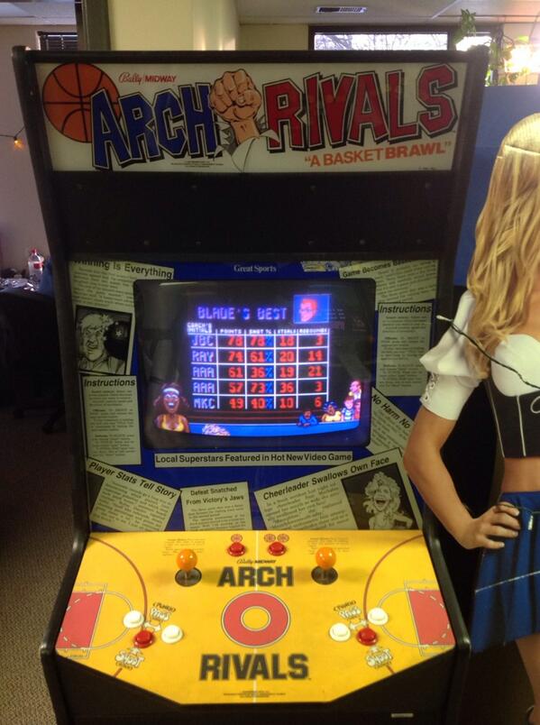 GameRefugeInc's tweet photo. Anybody up for a little one on one? #archrivals http://t.co/hnCj1WOpEk