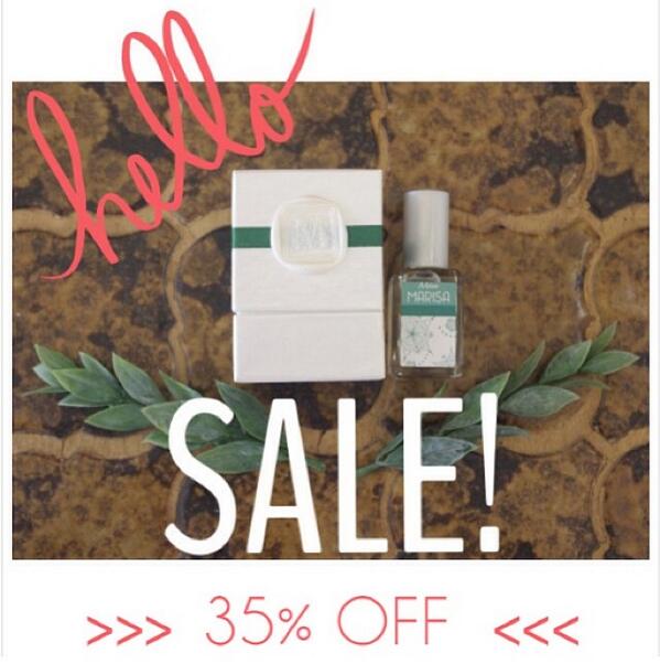 shopebba's tweet photo. Biggest sale of the year! || 35% OFF || http://t.co/ZNMOKjxhFS for all details || ENJOY! #missmarisa #sale #Perfume http://t.co/EpxFaLfjNh