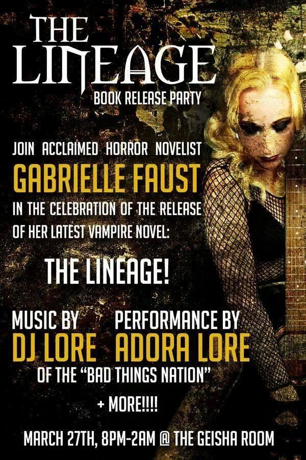 Gabrielle_Faust's tweet photo. Details coming soon about THE LINEAGE book release party! #BadThingsNation #vampires #ATX #epicshit #horror PLZ RT http://t.co/WfX44BKbNp