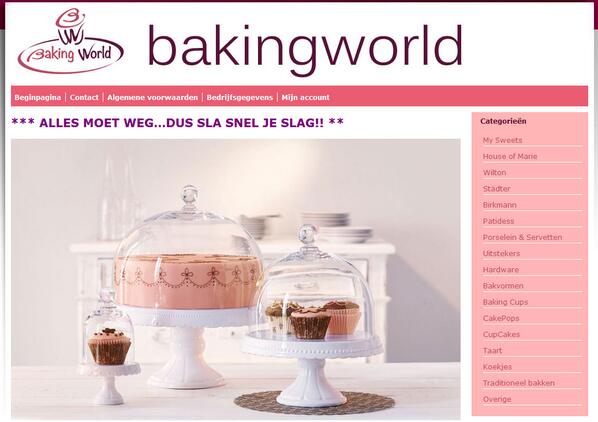 BakingworldNL's tweet photo. Als je nog top spullen wilt kopen tegen inkoopsprijzen, moet je er snel bij zijn! http://t.co/xKg3HslMW1 http://t.co/usdj7SvITd