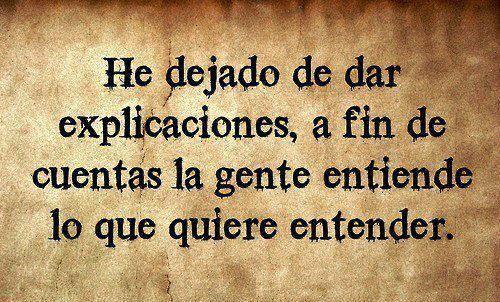 EspacioNoticias's tweet photo. He dejado de dar explicaciones... http://t.co/AJd6UgLgkD