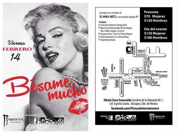 DanielaQj's tweet photo. @PicturaEventos @DanielaQj: El mejor evento Preventa "Bésame mucho"conmigo 5552152505 o búscame en facebook http://t.co/HhL2rY996B