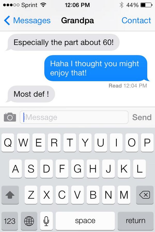 boshaughnessy13's tweet image. Oh hey grandpa... #mostdef