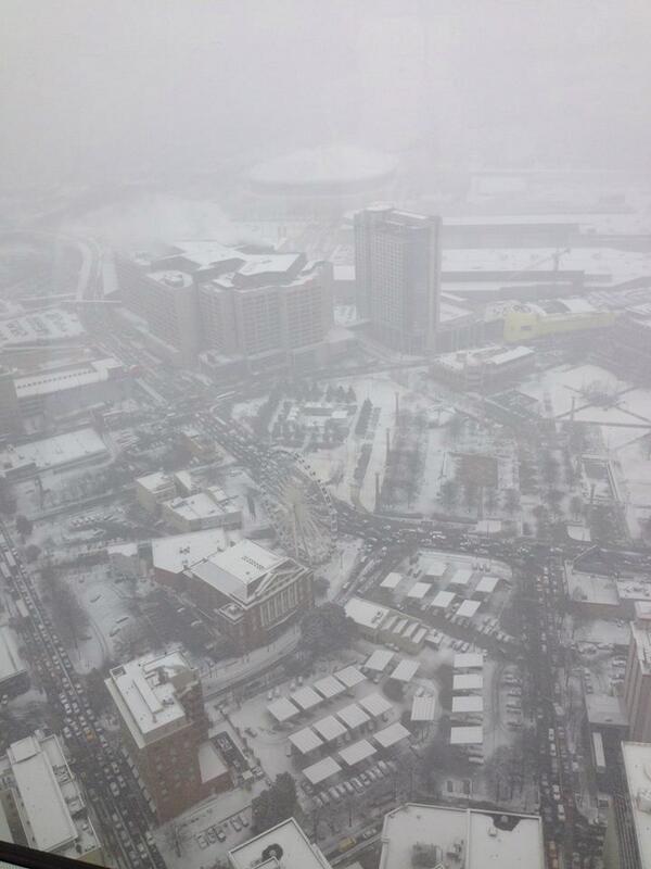 Stranded yesterday at the Westin until I could make it home, but I took some wonderful photos! #SnowedOutAtlanta