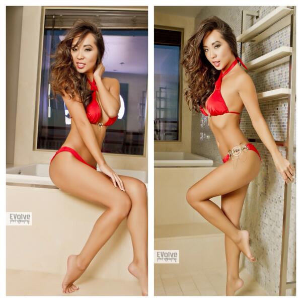 LisaSongSutton's tweet image. Photographer: Edwin Villanueva​​
MUA: Ashley M.
Spring 2014 campaign #LiquidandLace #bikinis #Vegas #model