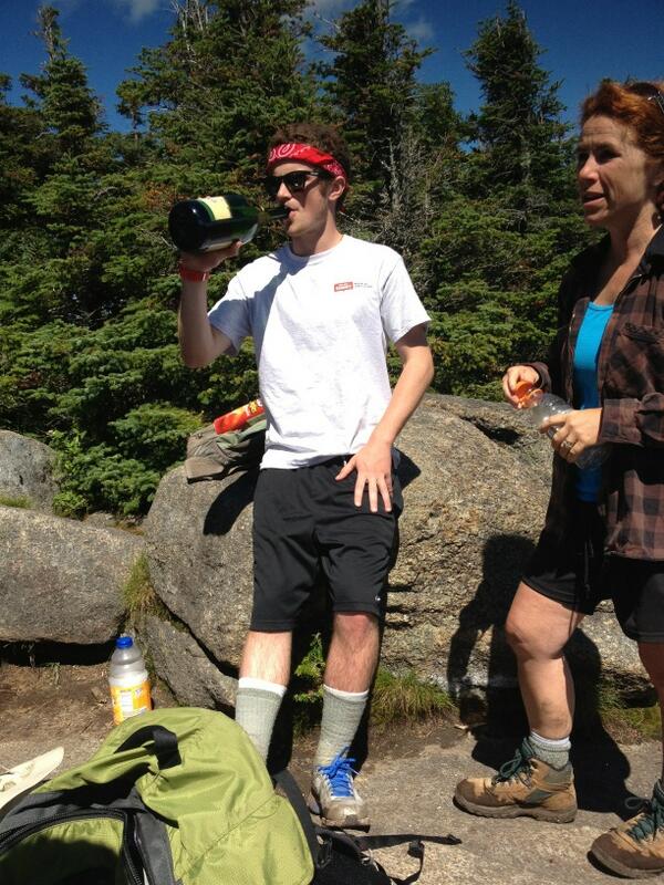Explore_the_46's tweet photo. Congrats to my cousin who became a 46'er this past summer! Finished on Big Slide http://t.co/EM1DDTVA3i