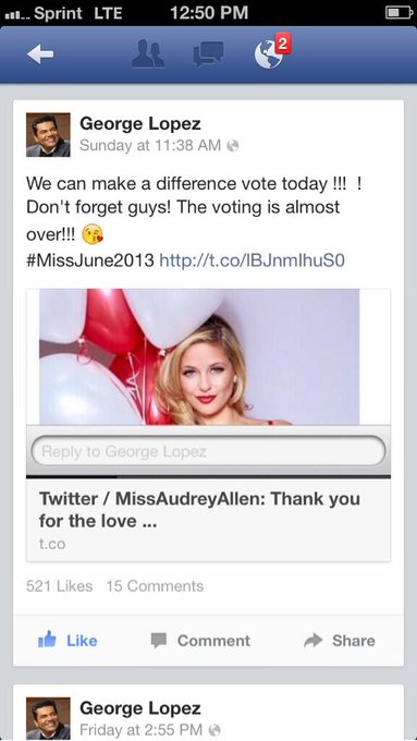 The voting has come to an end, but thank you to all those who have supported me throughout the year!