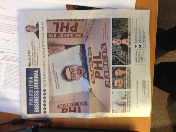 CSGdesign's tweet image. Looks like my friend Tommy Pope made the cover of Phil Biz Journal....!! Way to go TP  @TommyJPope @evanetdc