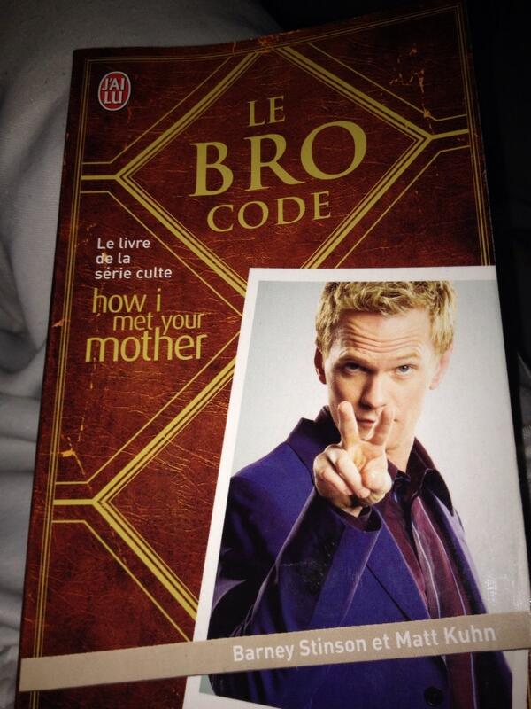 JasonTroy63's tweet photo. Enfin en ma possession une bible #Brocode #Barney http://t.co/oR3ChBkpYq
