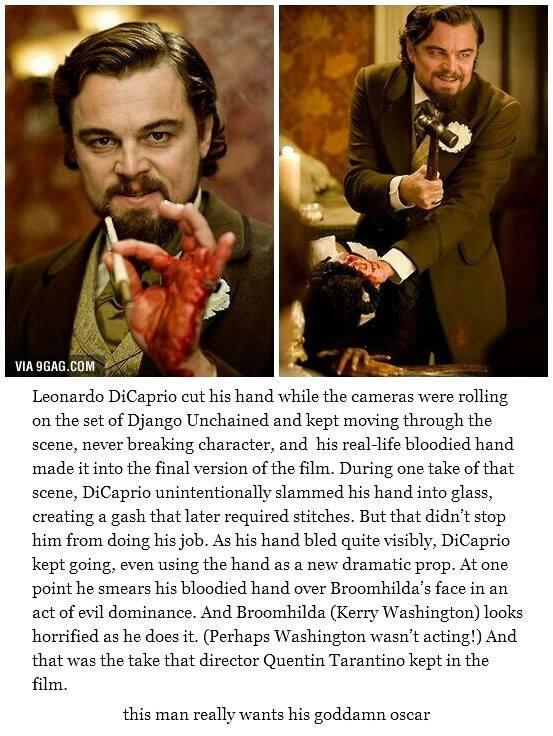 Leonardo DICaprio in Django Unchained
