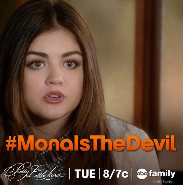 "How do I say this without sounding rude?" - Aria #MonaIsTheDevil #PrettyLittleLiars